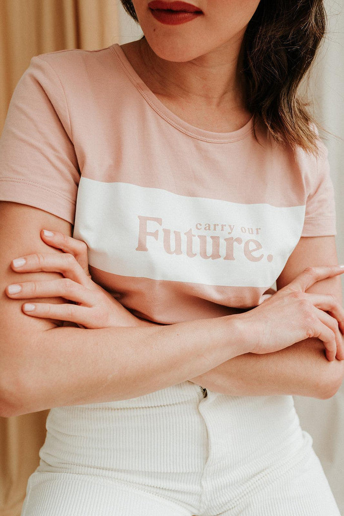 T Shirt Allaitement "Carry Our Future" - Mummy Nantes