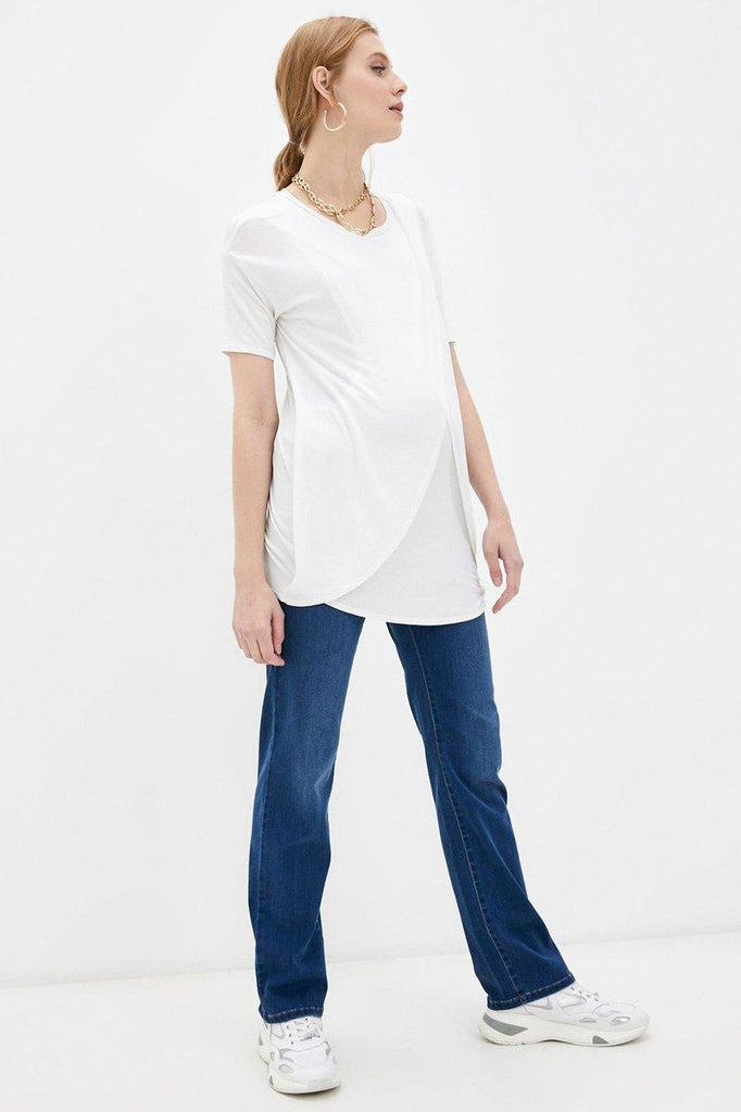 Jeans de Grossesse Coupe Droite - Mummy Nantes