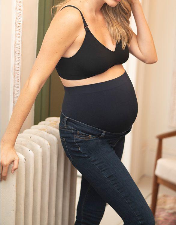 Jean Grossesse Coton Bio à Bandeau Haut - Mummy Nantes