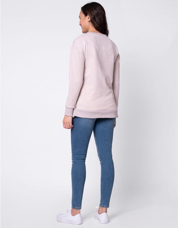 Sweat Mama et Mini en Mélange de Coton - Broderie fleurie - Mummy Nantes