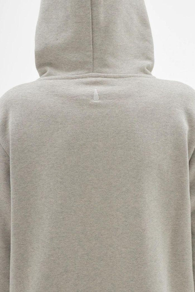 Sweat Allaitement à Capuche "Who Run the World" - Gris - Mummy Nantes