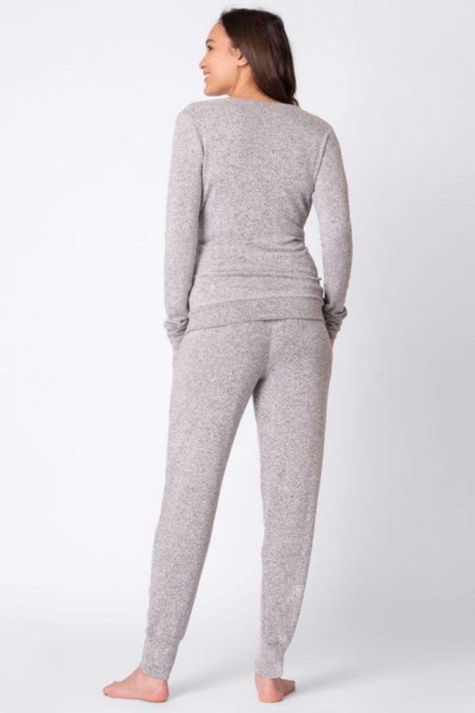 Ensemble Homewear de Grossesse - gris - Mummy Nantes