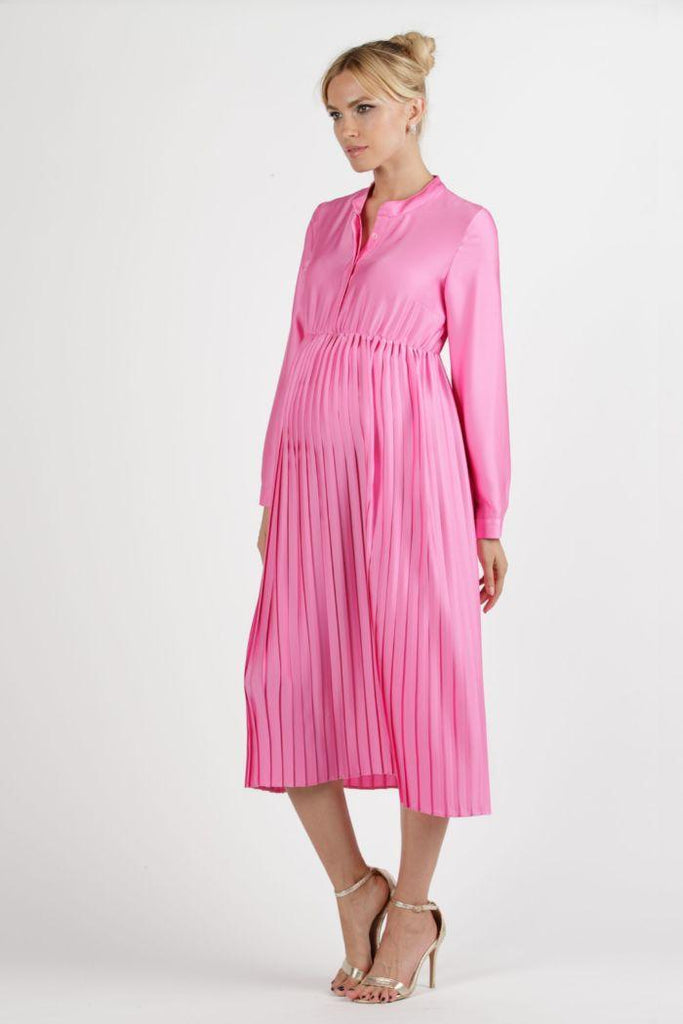 Robe de Grossesse et Allaitement en Satin - Sophie - Mummy Nantes