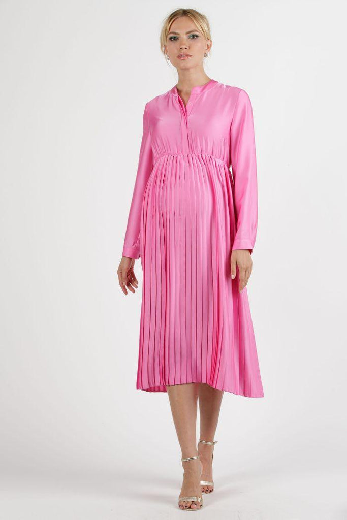 Robe de Grossesse et Allaitement en Satin - Sophie - Mummy Nantes