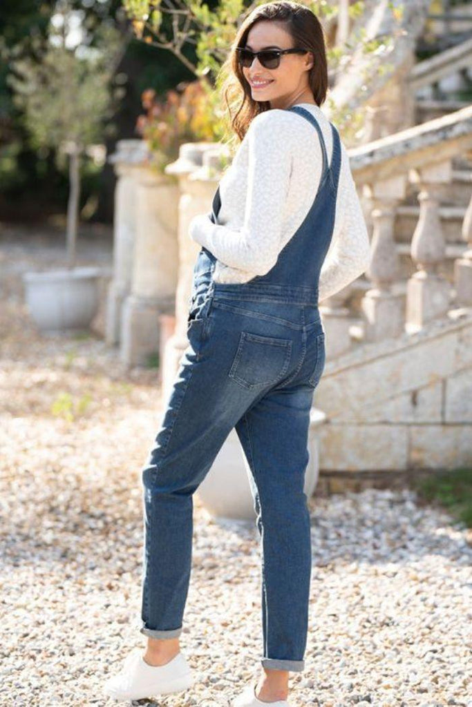 Salopette de Grossesse Trav - Denim Bleu - Mummy Nantes