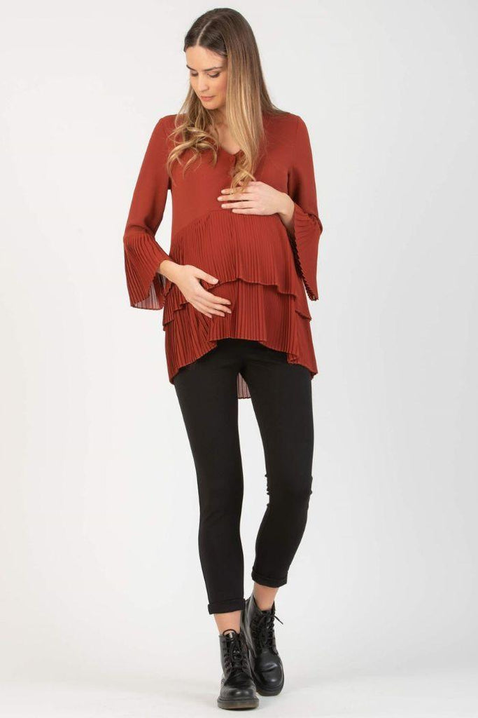Blouse de grossesse et allaitement d'occasion - Taille 38 - Mummy Nantes
