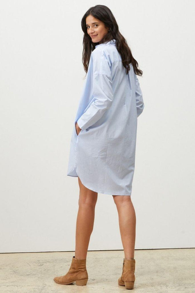 Robe chemise de Grossesse Colette en coton - Mummy Nantes