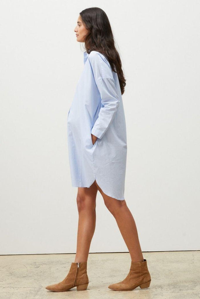 Robe chemise de Grossesse Colette en coton - Mummy Nantes