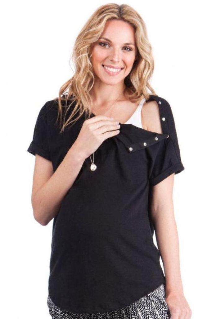 T-shirt de grossesse et allaitement d'occasion - Taille S - Mummy Nantes