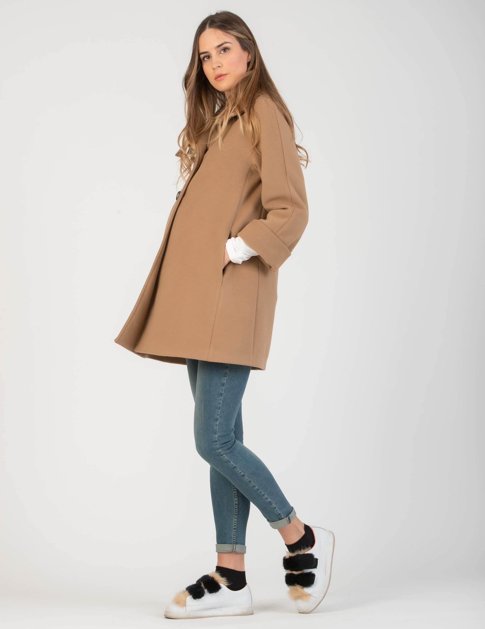 Manteau de Grossesse Caramel