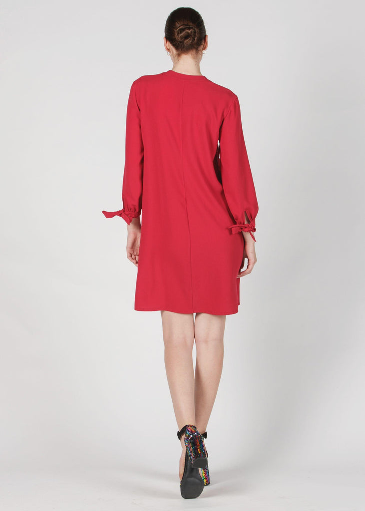 Robe de Grossesse Anna - Rouge - Mummy Nantes