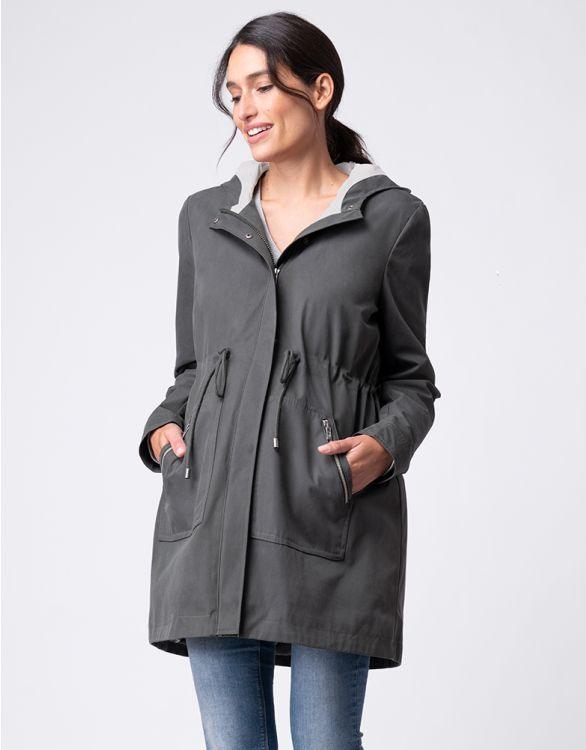 Parka 4 en 1 Maternité à Portage - Kaki - Mummy Nantes