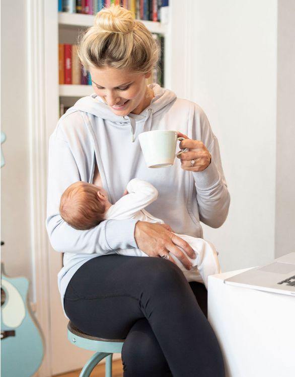 Sweat Grossesse et Allaitement - Bleu - Mummy Nantes