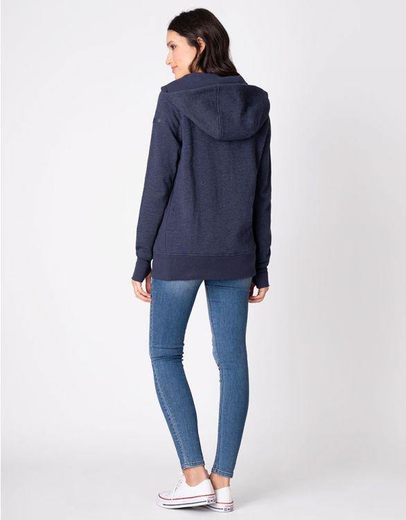 Sweat à Capuche Zippé 3 EN 1 - Bleu Marine - Mummy Nantes