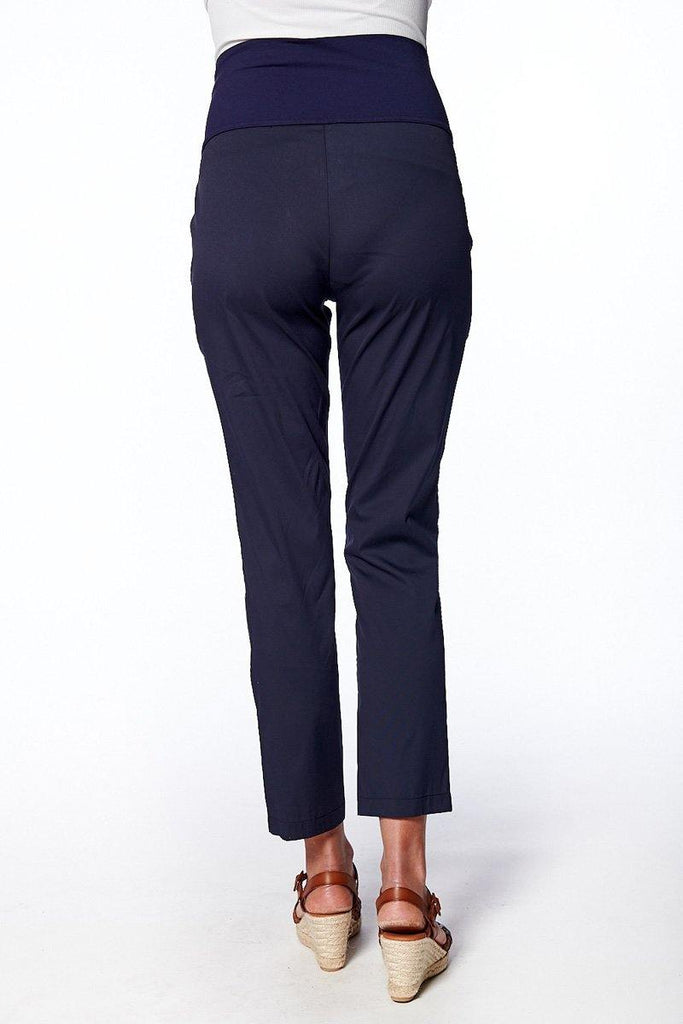 Pantalon de Grossesse 7/8 - Marine - Mummy Nantes