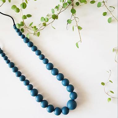 Collier Allaitement, Portage et Dentition - Peacock - Mummy Nantes