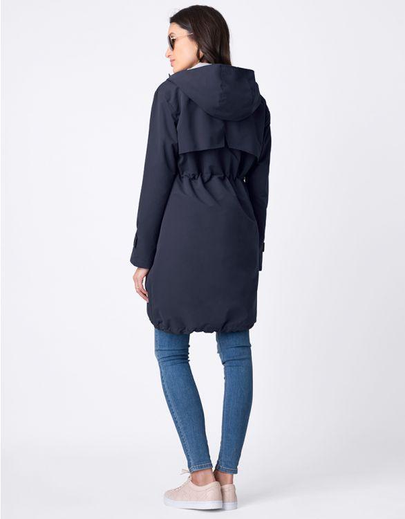 Parka Grossesse 3 en 1 de Mi-Saison - Bleu marine - Mummy Nantes
