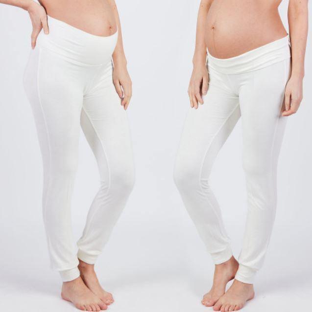 Legging de Pyjama Maternité de Grossesse - Perle - Mummy Nantes