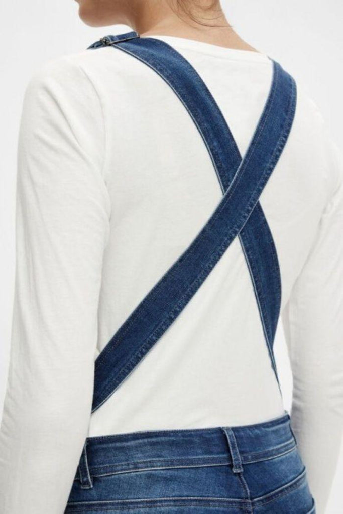 Salopette de grossesse en jean bleu - Texas - Mummy Nantes