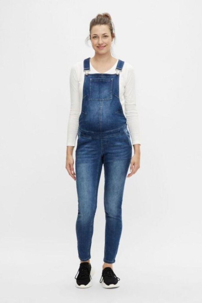 Salopette de grossesse en jean bleu - Texas - Mummy Nantes